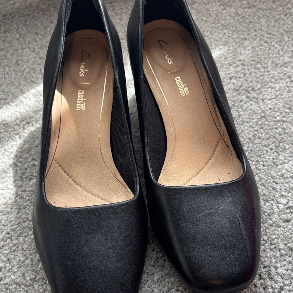Clarks Women's Classic Black Heels